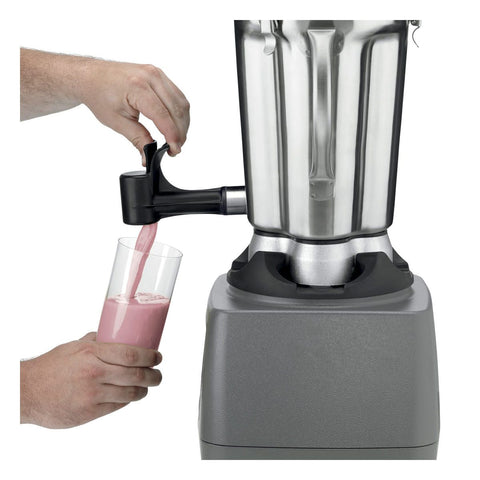 Waring Commercial Blender Waring Commercial One Gallon, 3.75 HP Blender, Electronic Touchpad Controls with Countdown Timer and Spigot