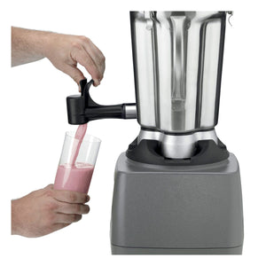 Waring Commercial One Gallon, 3.75 HP Blender, Variable Speed, Electronic Touchpad Controls with Spigot