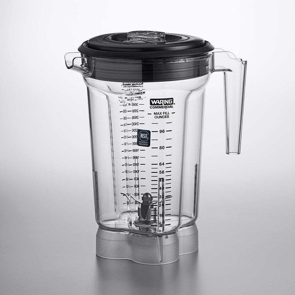 Waring Commercial Blender Waring Commercial One Gallon Container Complete with Blade and Lid for CB15 Series (Copolyester)