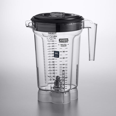 Image of Waring Commercial Blender Waring Commercial One Gallon Container Complete with Blade and Lid for CB15 Series (Copolyester)