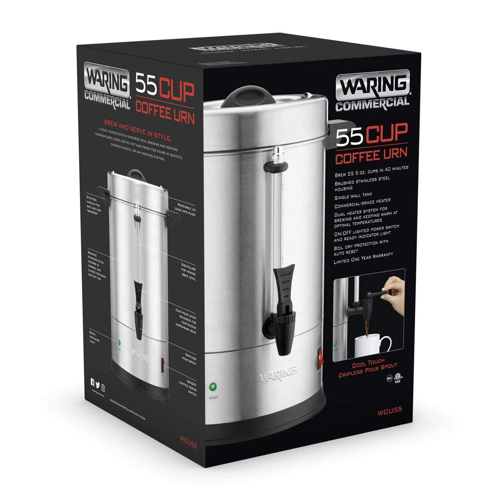 Waring Commercial Coffee Urns Waring Commercial Coffee Urn Stainless Steel – 110 Cups