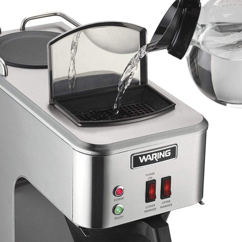 Image of Waring Commercial Coffee Warmer Waring Commercial Pour-Over Coffee Brewer, Two Warmers