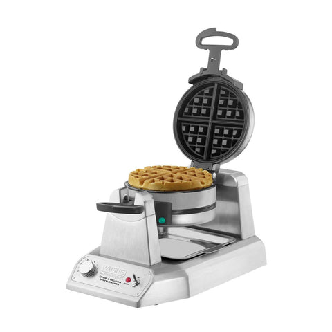 Image of Waring Commercial Cook Waring Commercial Heavy-Duty Double Vertical Belgian Waffle Maker — 120V, 1400 Watts