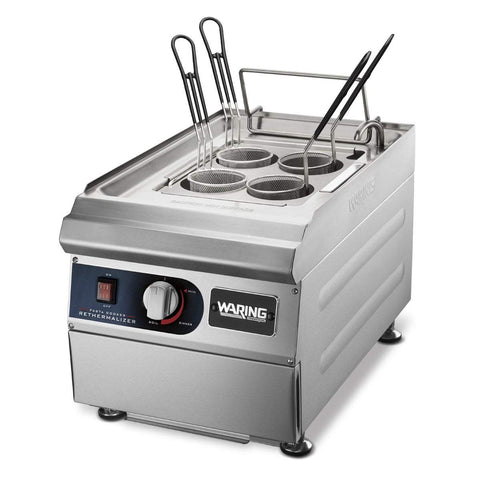 Image of Waring Commercial Cooker Waring Commercial Pasta Cooker/Rethermalizer with 2 Large and 4 Round Baskets