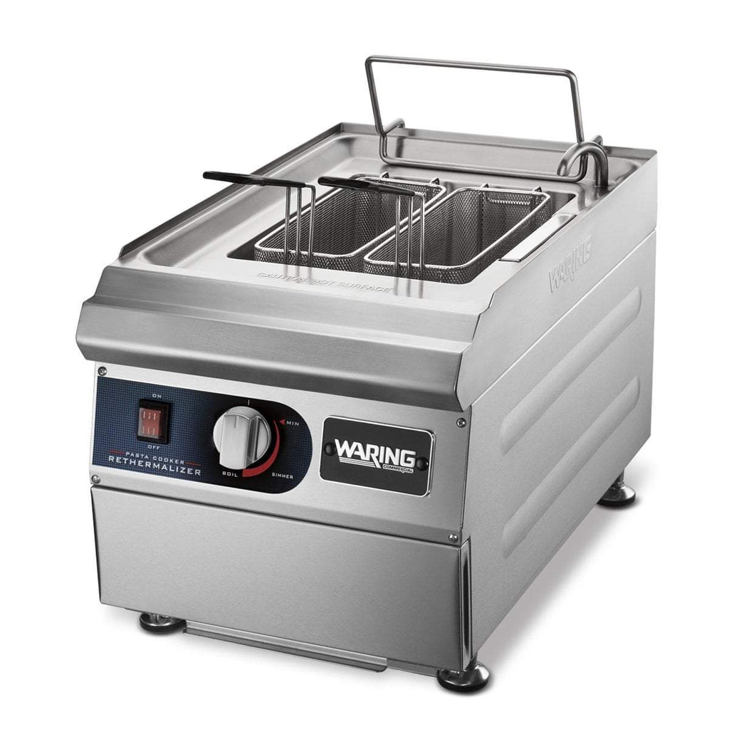 Waring Commercial Cooker Waring Commercial Pasta Cooker/Rethermalizer with 2 Large and 4 Round Baskets