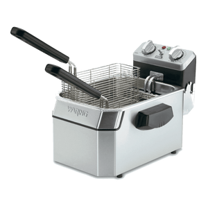 Waring Commercial Fryer Waring Commercial Heavy-Duty 10 lb. Deep Fryer w/3 Baskets & Night Cover — 120V