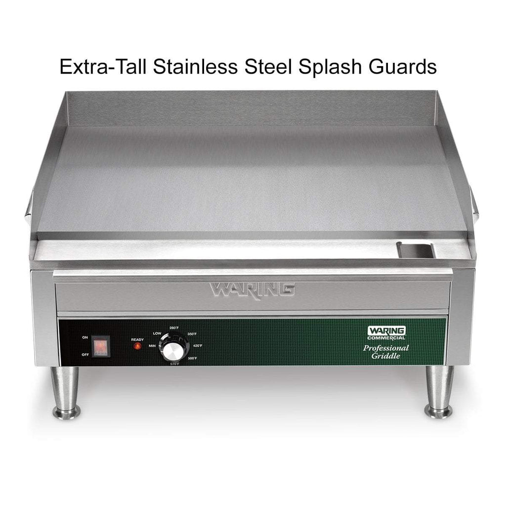 Waring Commercial Griddles Waring Commercial Countertop Electric Griddle — 240V, 3300W  (24" x 16" cooking surface)