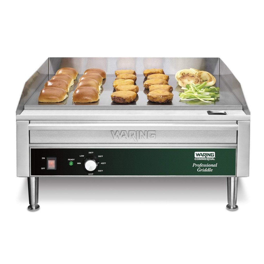 Waring Commercial Griddles Waring Commercial Countertop Electric Griddle — 240V, 3300W  (24" x 16" cooking surface)