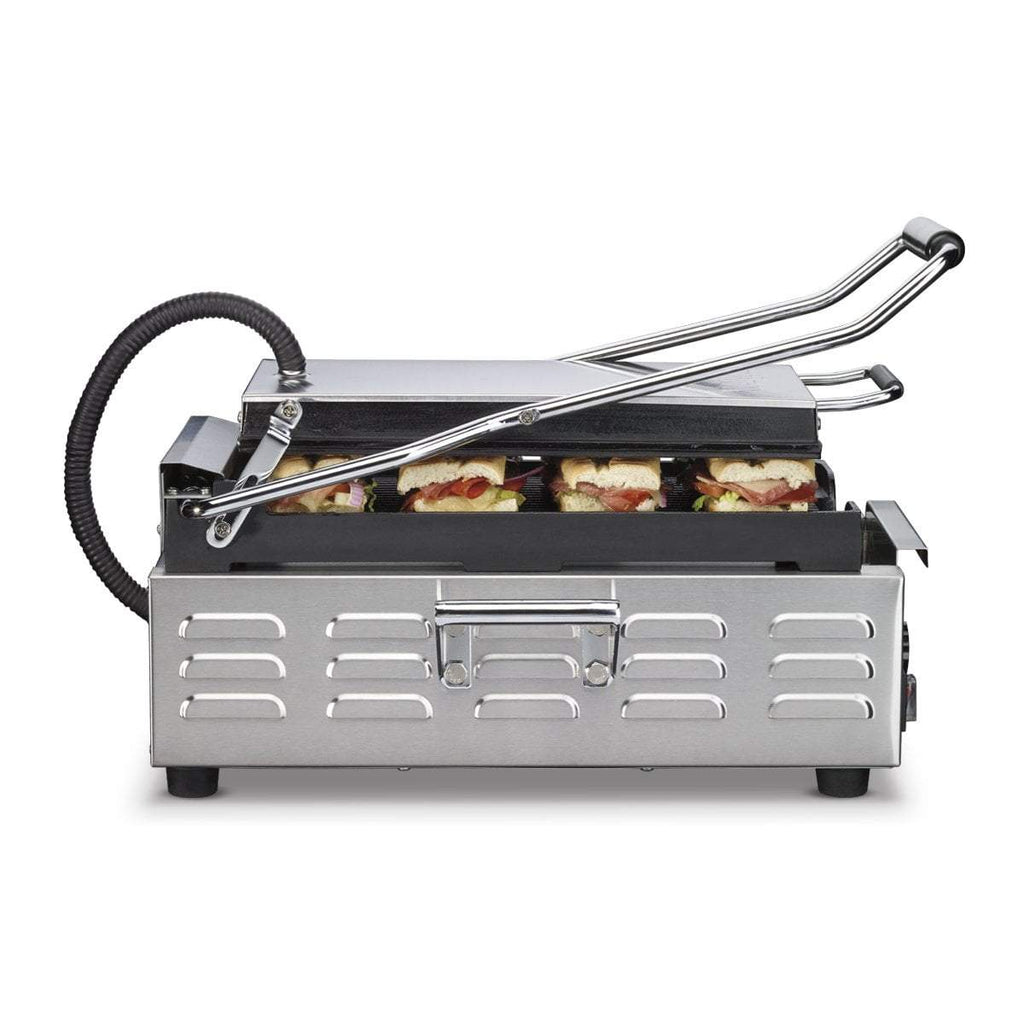Waring Commercial Grill Waring Commercial Panini Compresso™ - Slimline Panini Grill— 120V (14.5" x 7.75" cooking surface)