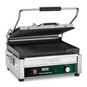 Waring Commercial Grill Waring Commercial Panini Supremo® Large Panini Grill — 120V  (14.5" x 11" cooking surface)