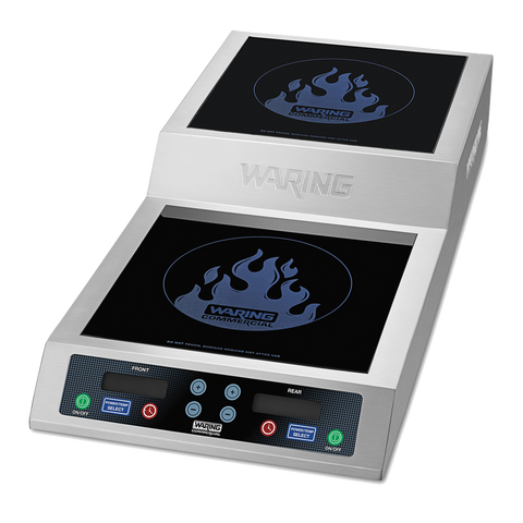 Image of Waring Commercial Induction Waring Commercial Heavy-Duty Commercial Double Induction Range, 208/240V, 3600W