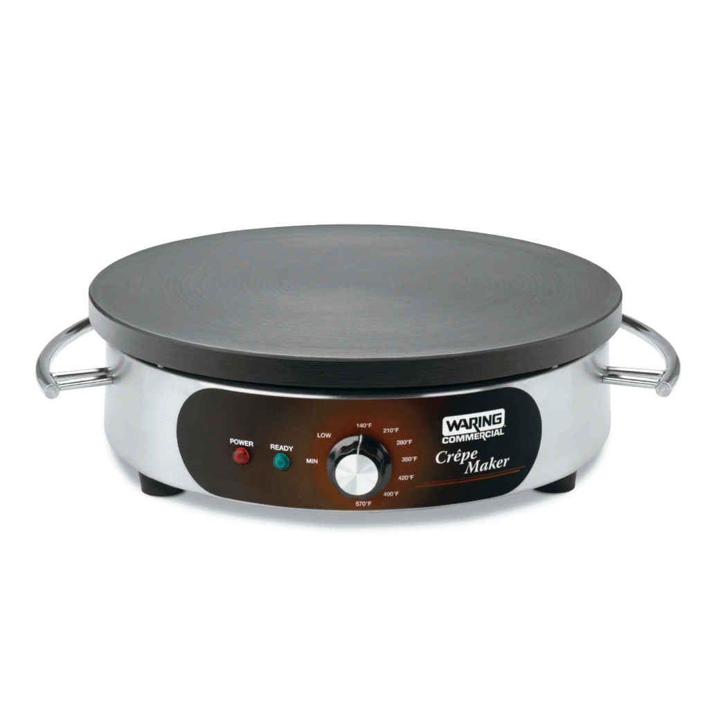 Waring Commercial Maker Waring Commercial 16" Electric Crêpe Maker, 208V/240V, 2170W/2880W, Spreader and Spatula included