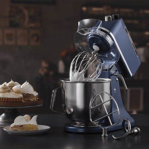 Image of Waring Commercial Maker Waring Commercial Luna 7 - 7- Quart Planetary Mixer, includes Dough Hook, Mixing Paddle & Whisk