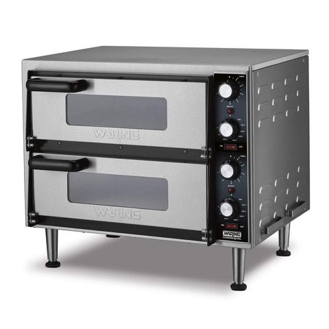 Image of Waring Commercial Ovens Waring Commercial Medium-Duty Double-Deck Pizza Oven