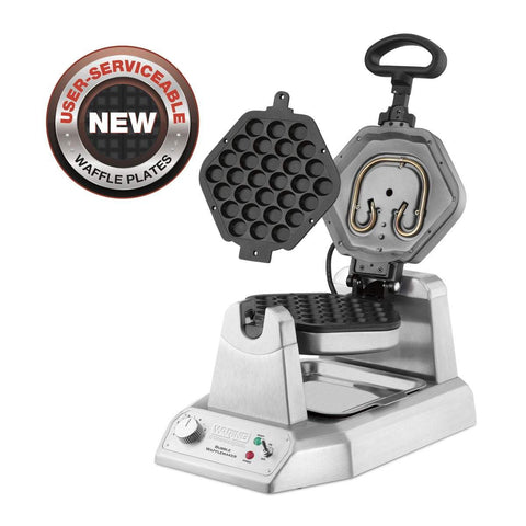 Image of Waring Commercial Waffle Maker Waring Commercial Heavy-Duty Bubble Waffle Maker — 120V, 1200 Watts