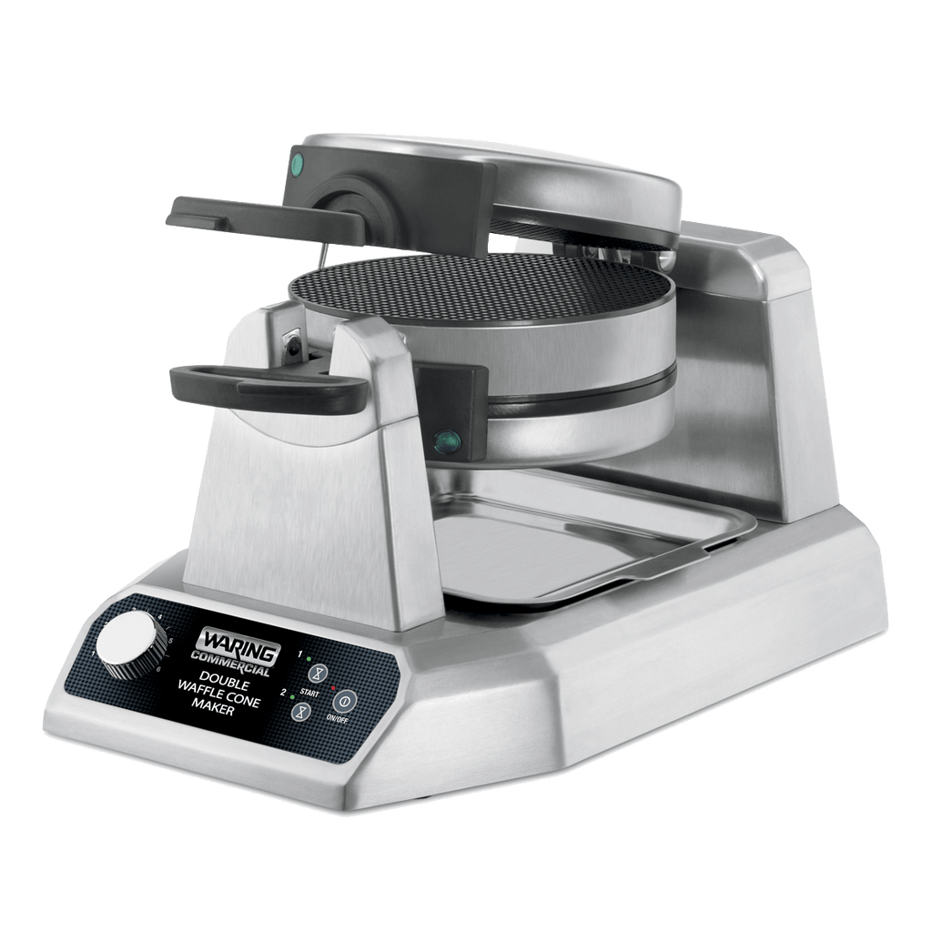Waring Commercial Waffle Maker Waring Commercial Heavy-Duty Double Vertical Waffle Cone Maker — 120V, 1400 Watts