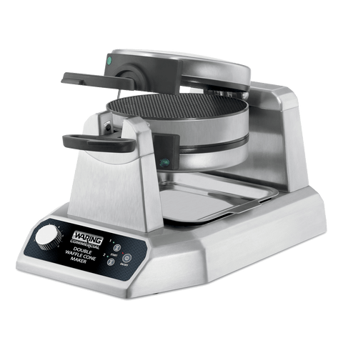 Image of Waring Commercial Waffle Maker Waring Commercial Heavy-Duty Double Vertical Waffle Cone Maker — 120V, 1400 Watts