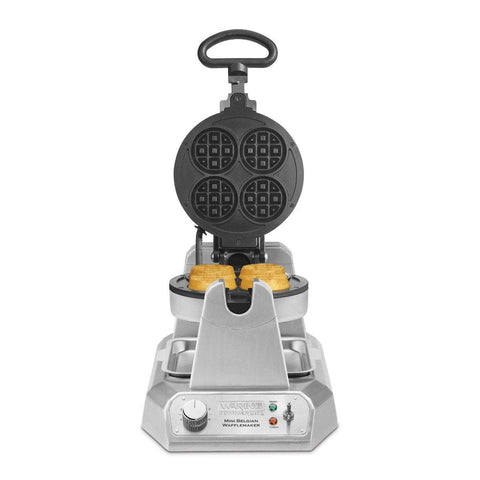 Image of Waring Commercial Waffle Maker Waring Commercial Heavy-Duty Mini-Belgian Waffle Maker — 120V, 1200 Watts