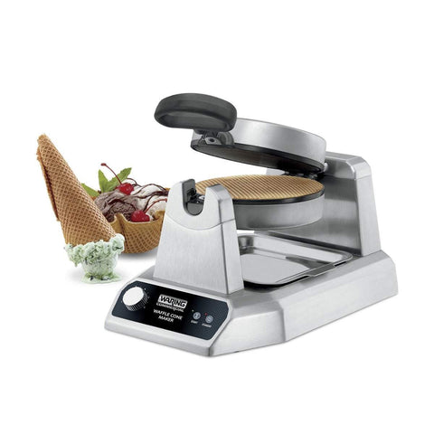 Image of Waring Commercial Waffle Maker Waring Commercial Heavy-Duty Waffle Cone Maker — 120V, 1200 Watts