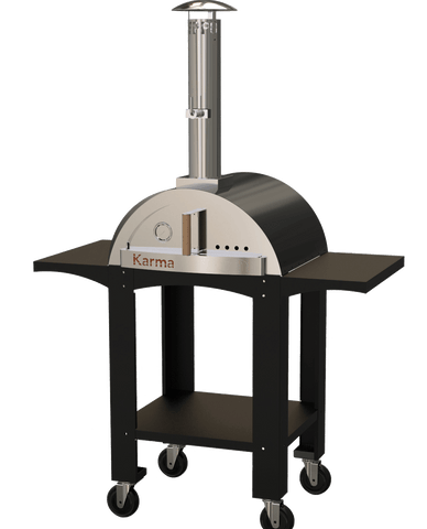 Image of WPPO Ovens WPPO Karma 25-Inch Stainless Steel Wood Fired Pizza Oven